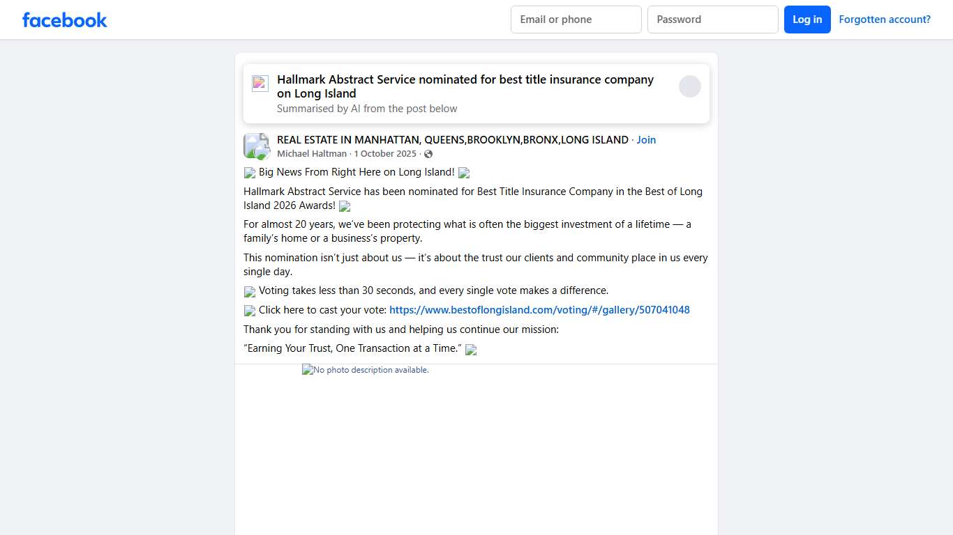 REAL ESTATE IN MANHATTAN, QUEENS,BROOKLYN,BRONX,LONG ISLAND 🌟 Big News From Right Here on Long Island Facebook